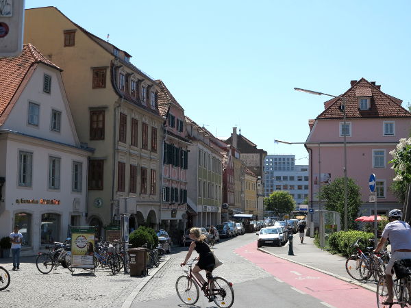 Kiva katu Grazin keskustassa. 